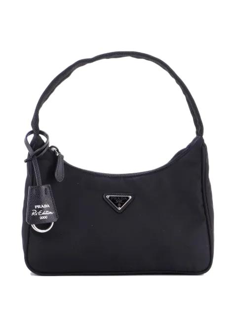 Re-Edition 2000 Tessuto Mini hobo bag by PRADA 