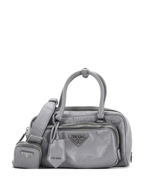 Re-Edition 2001 Top Handle Nappa Antique shoulder bag by PRADA 