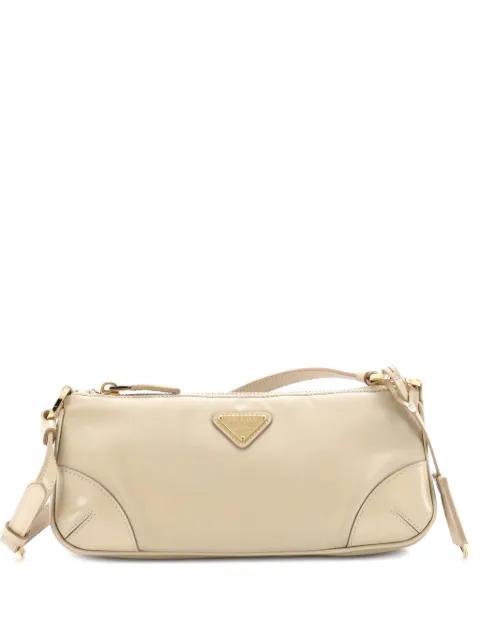 Re-Edition 2002 Re-Nylon and Leather shoulder bag by PRADA 