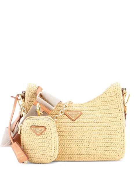Re-Edition 2005 Shoulder Bag Raffia Small crossbody bag by PRADA 