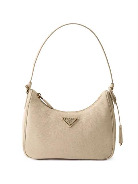 Re-Edition 2005 nubuck and Saffiano leather mini-bag by PRADA