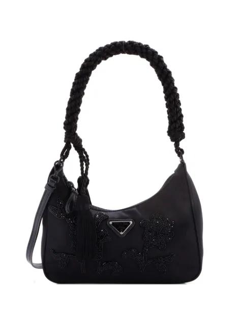 Re-Edition Shoulder Bag Embellished Tessuto Small crossbody bag by PRADA 