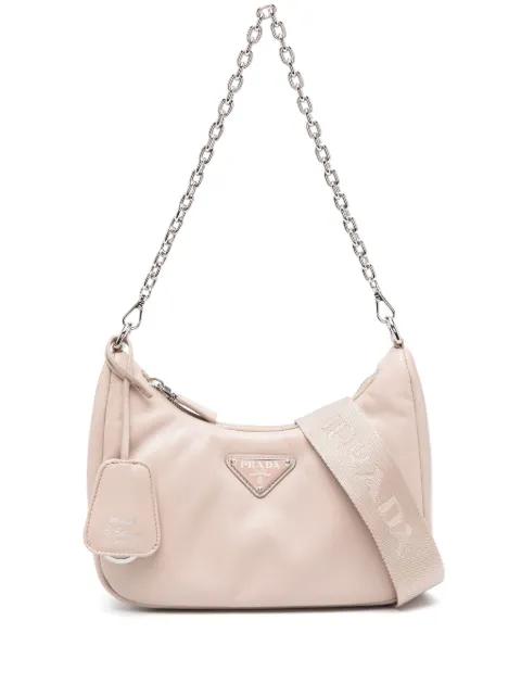 Re-Edition leather shoulder bag by PRADA