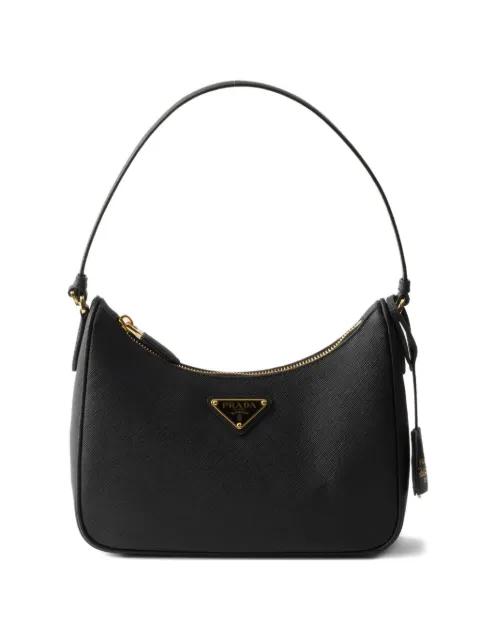 Re-Edition leather shoulder bag by PRADA