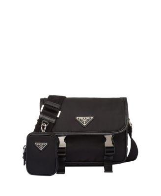 Re-Nylon And Saffiano Leather Shoulder Bag by PRADA