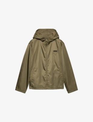 Re-Nylon Branded Shell Jacket by PRADA
