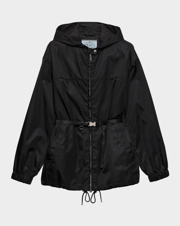 Re-Nylon Buckle Blouson Jacket by PRADA