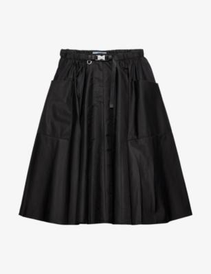Re-Nylon Circle Midi Skirt by PRADA