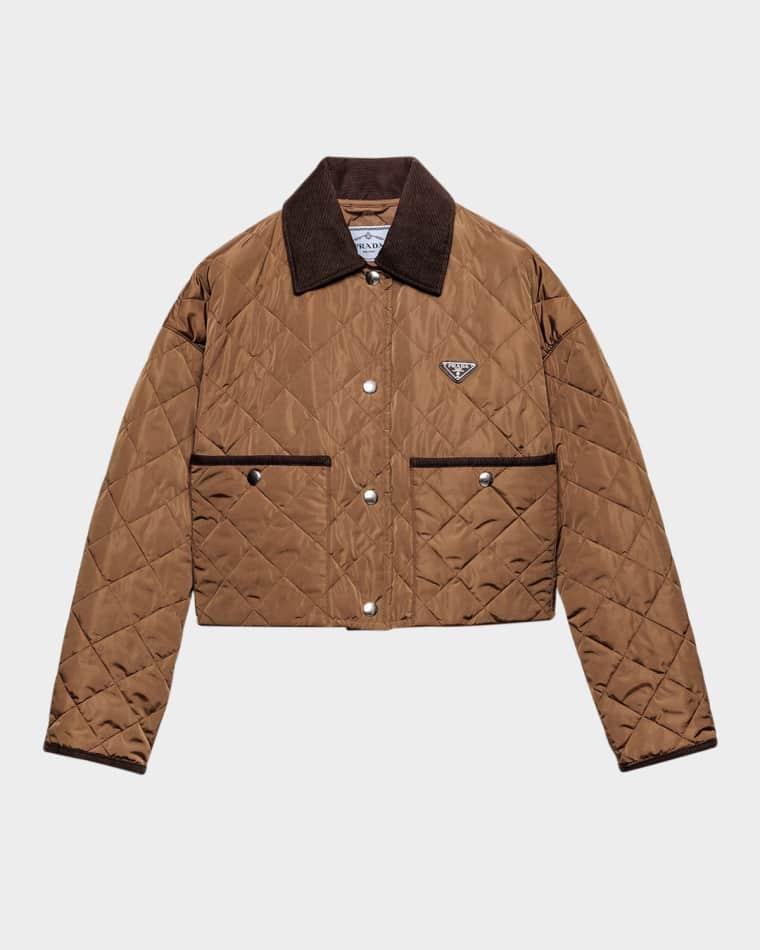Re-Nylon Cropped Jacket by PRADA