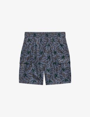 Re-Nylon Floral-Print Swim Shorts by PRADA