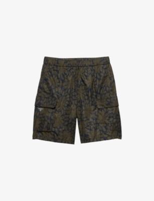 Re-Nylon Floral-Print Swim Shorts by PRADA