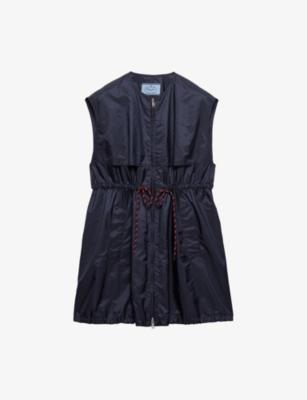 Re-Nylon Light Sleeveless Woven Mini Dress by PRADA