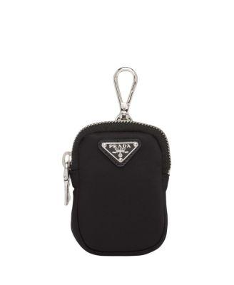 Re-Nylon Mini Pouch With Keychain by PRADA