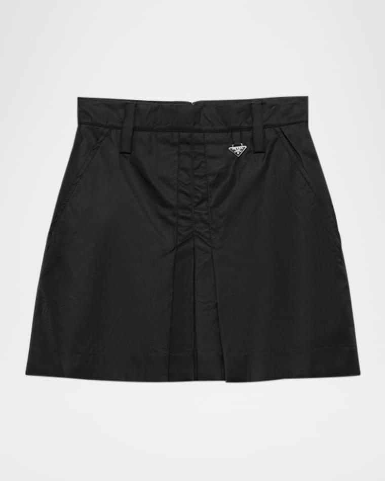 Re-Nylon Pleated Mini Skirt by PRADA