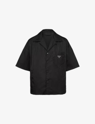 Re-Nylon Short-Sleeve Woven Shirt by PRADA