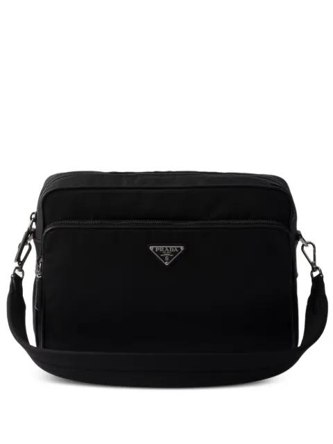 Re-Nylon Triangle-logo shoulder bag by PRADA