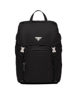 Re-Nylon and Saffiano Leather Backpack by PRADA