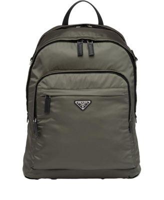 Re-Nylon and Saffiano Leather Backpack by PRADA