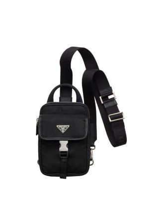 Re-Nylon and Saffiano Leather Smartphone Case by PRADA