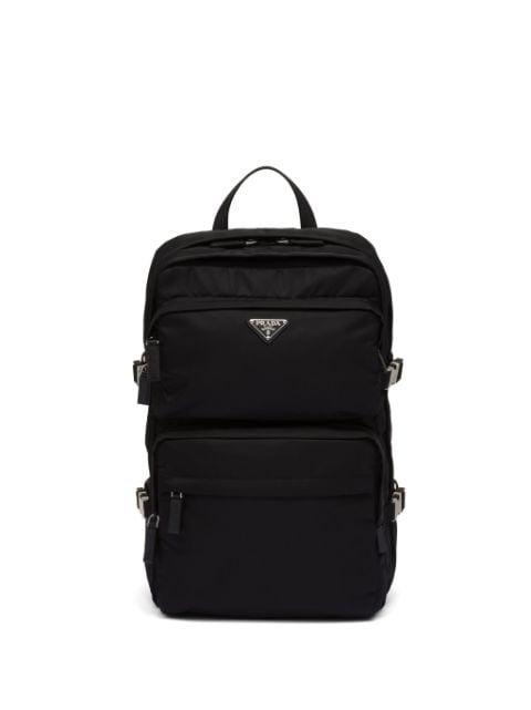 Re-Nylon and saffiano leather backpack by PRADA