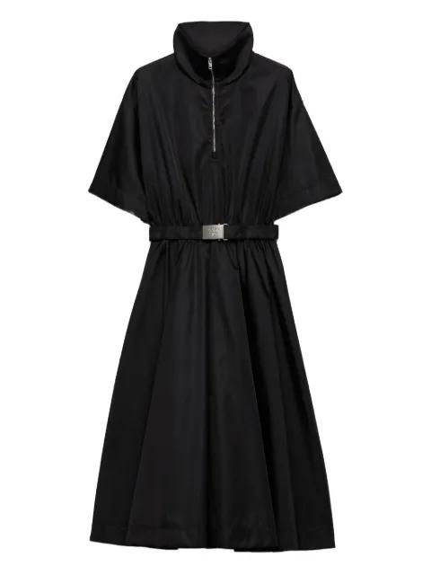 Re-Nylon belted midi dress by PRADA