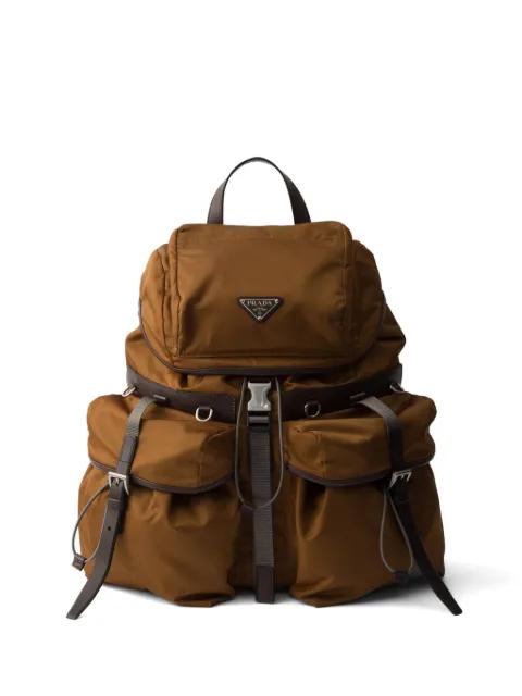 Re-Nylon buckled backpack by PRADA