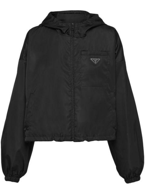 Re-Nylon cropped jacket by PRADA