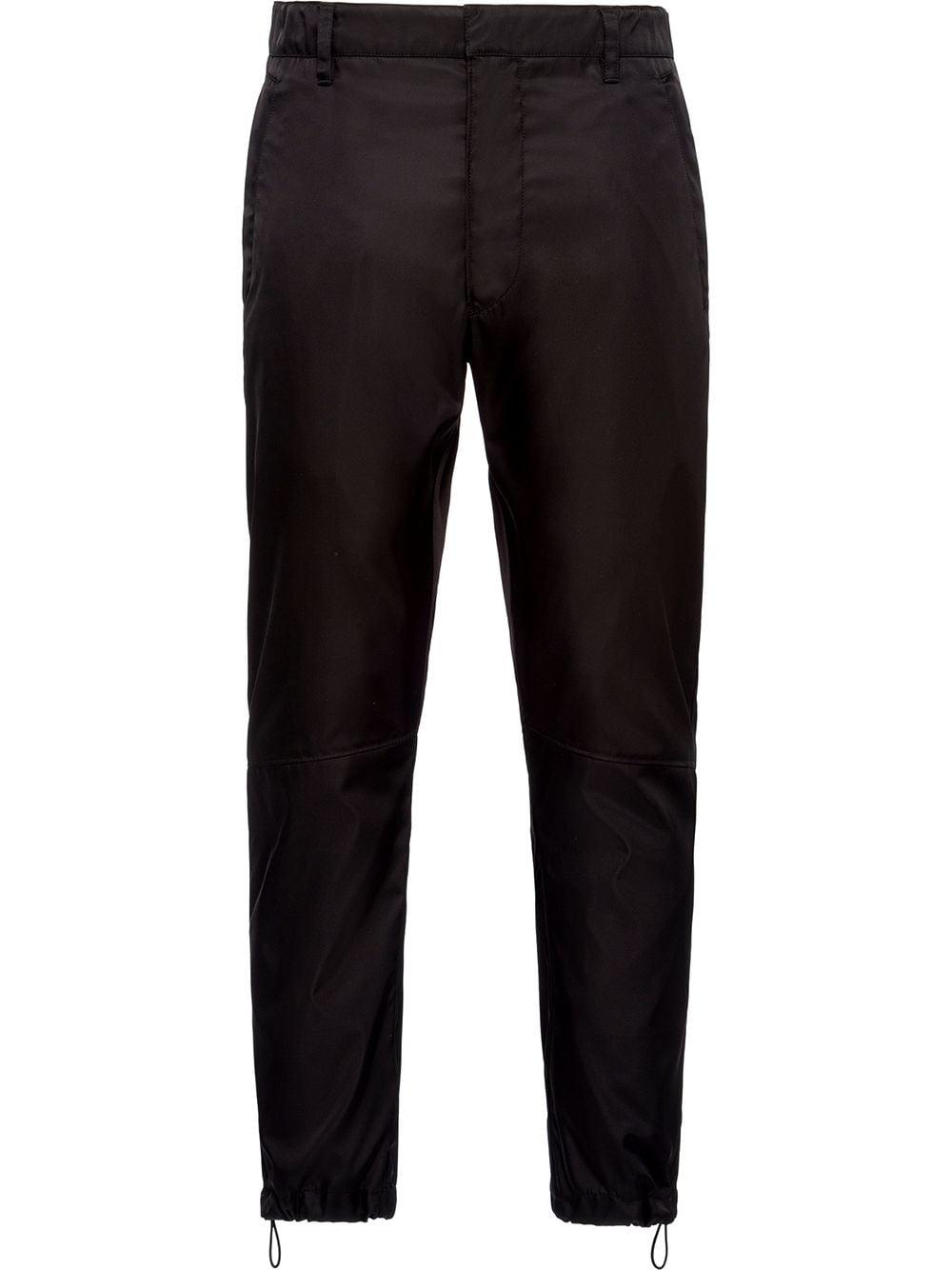 Re-Nylon cropped trousers by PRADA