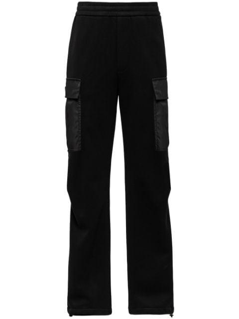 Re-Nylon fleece track pants by PRADA