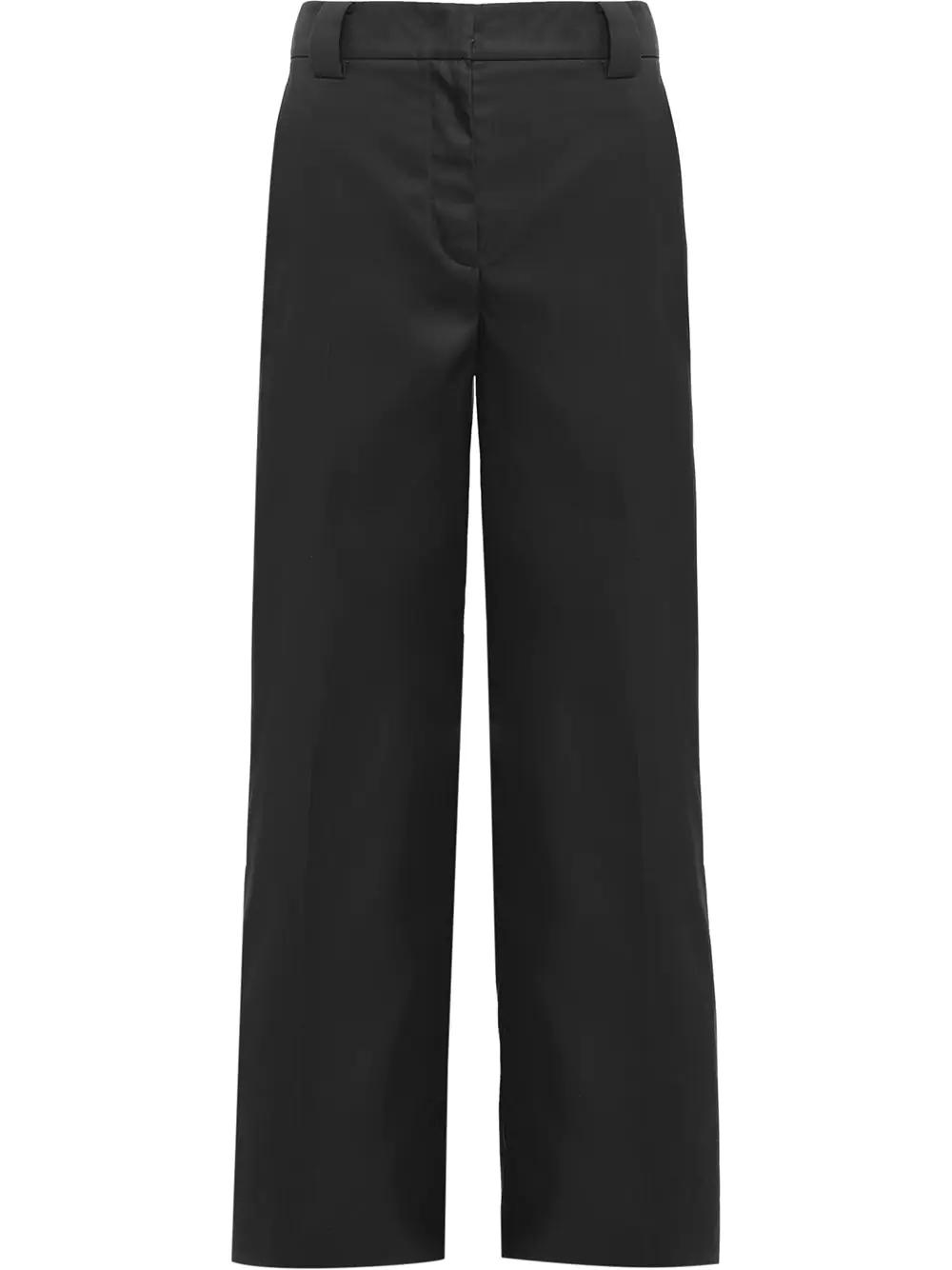 Re-Nylon gabardine trousers by PRADA