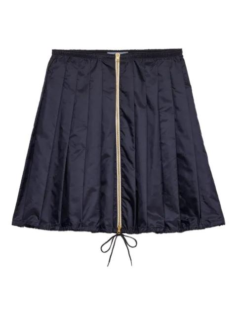Re-Nylon pleated mini skirt by PRADA