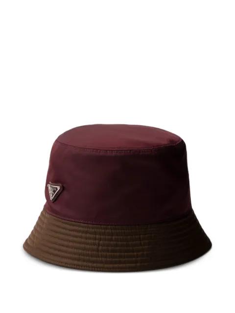 Re-Nylon two-tone bucket hat by PRADA