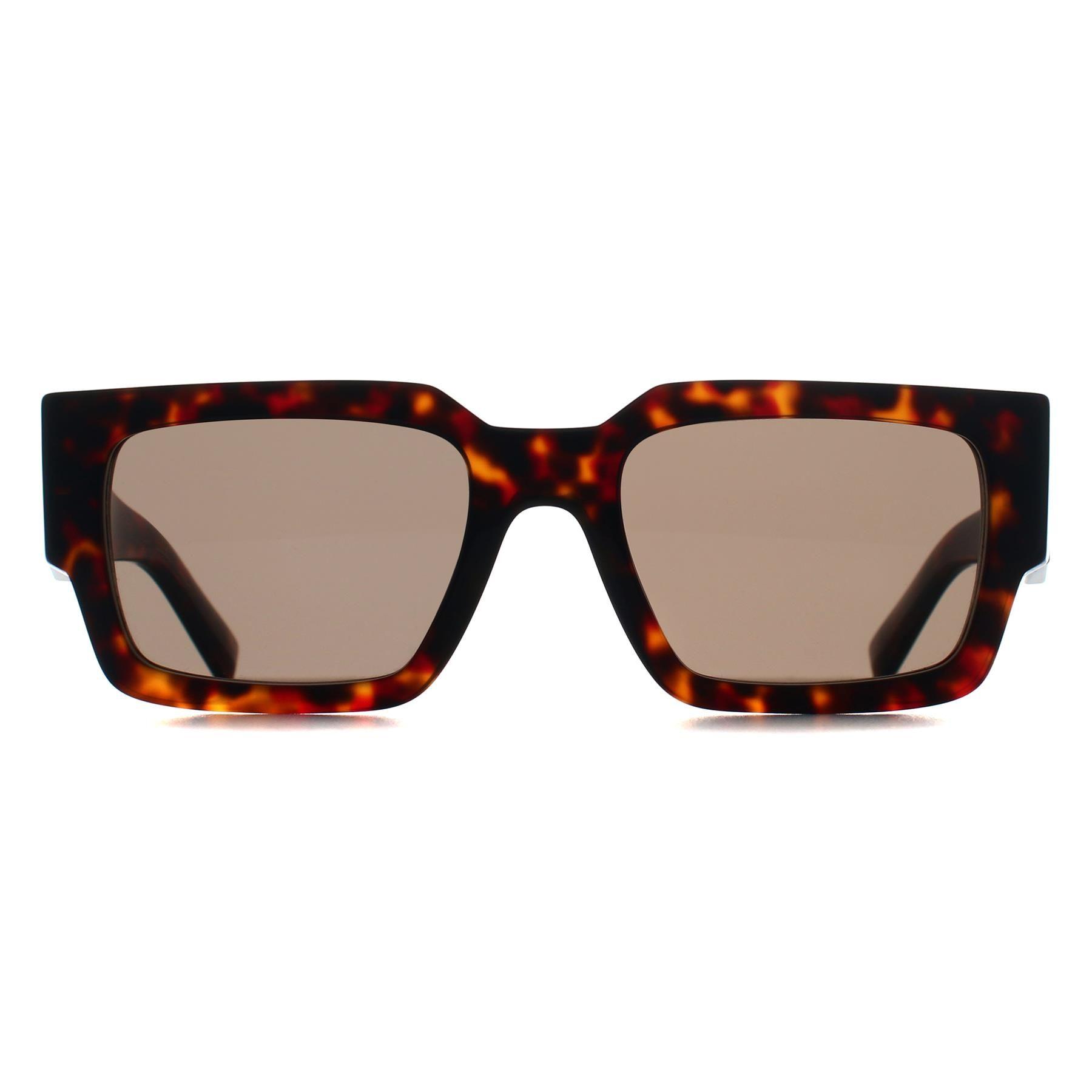 Rectangle Root Tortoise Dark Brown PRB17S by PRADA