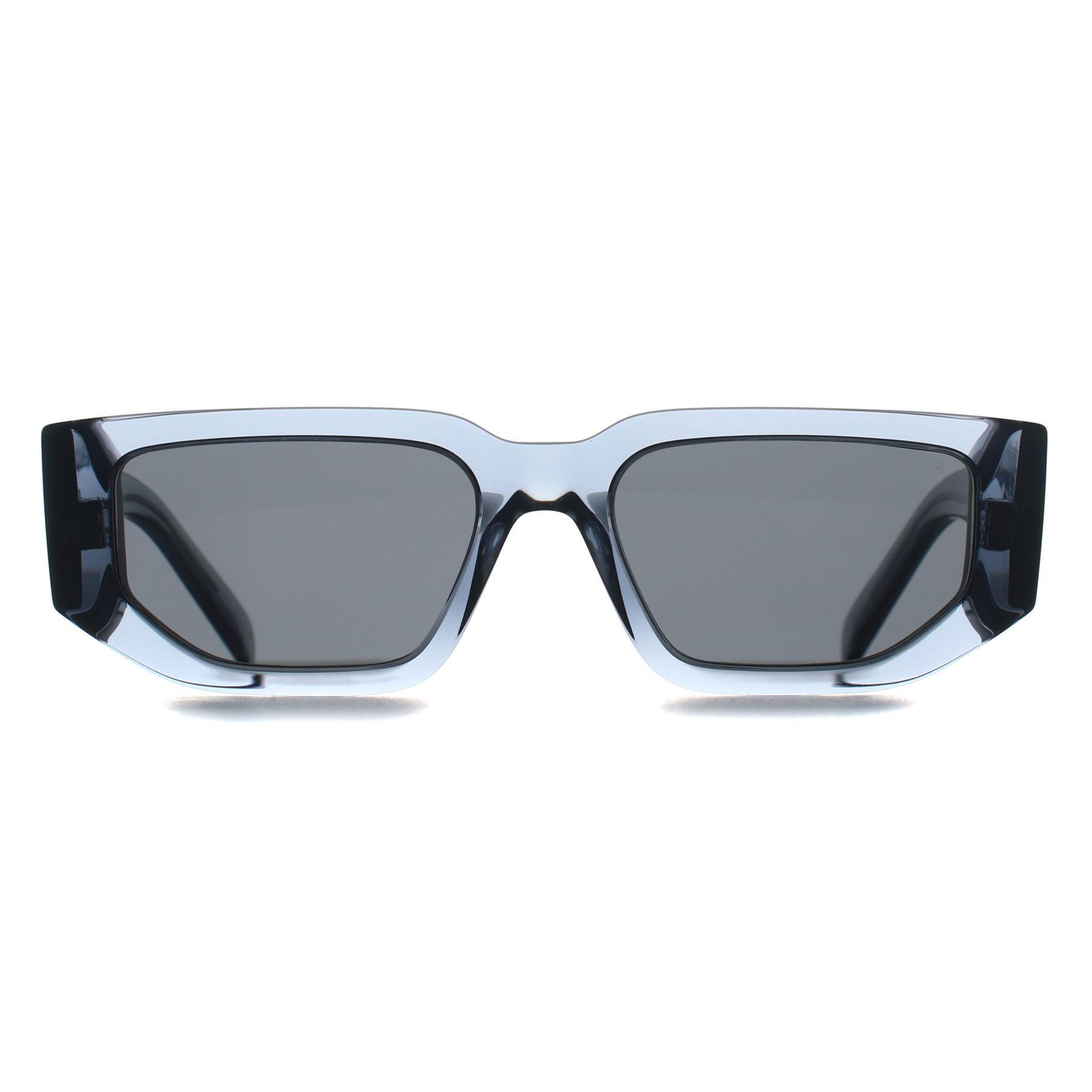 Rectangle Transparent Ocean Dark Grey PR09ZS by PRADA