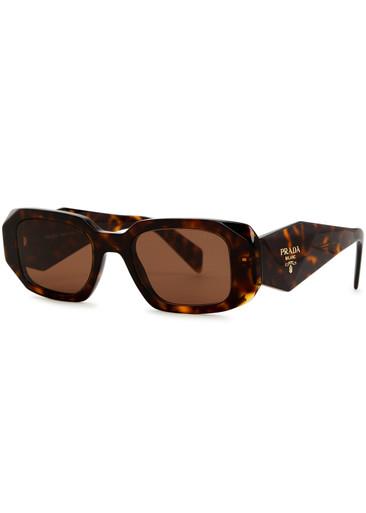 Rectangle-frame sunglasses by PRADA