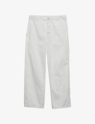 Regular Bleached Denim Jeans by PRADA