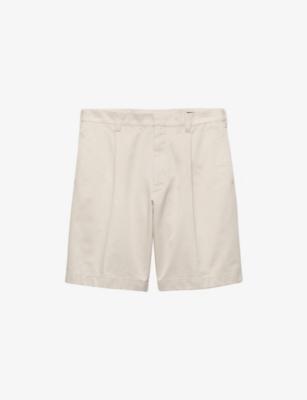 Relaxed-Fit Cotton Bermuda Shorts by PRADA
