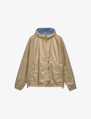 Reversible Re-Nylon Hooded Shell Jacket by PRADA