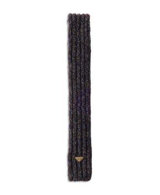 Ribbed Wool & Cashmere Scarf by PRADA