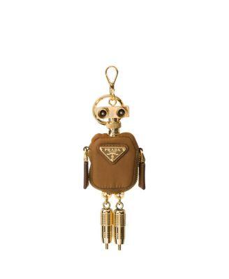 Robot Re-Nylon Keychain Charm by PRADA