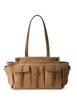 Route large leather tote bag by PRADA