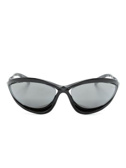 Runway geometric-frame sunglasses by PRADA