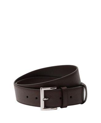 Saffiano Leather Belt by PRADA
