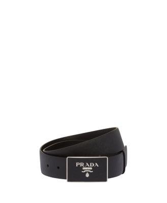 Saffiano Leather Belt by PRADA