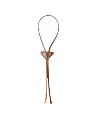 Saffiano Leather Bolo Tie by PRADA