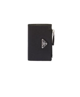 Saffiano Leather Card Holder by PRADA