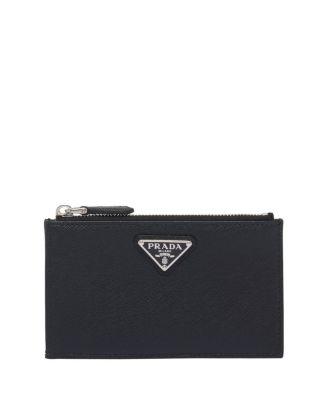 Saffiano Leather Card Holder by PRADA