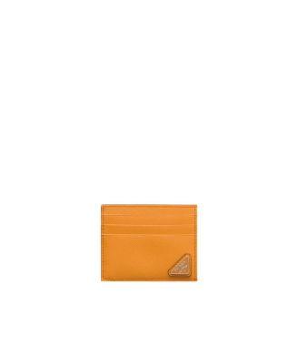 Saffiano Leather Card Holder by PRADA