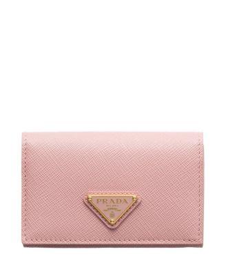 Saffiano Leather Card Holder by PRADA