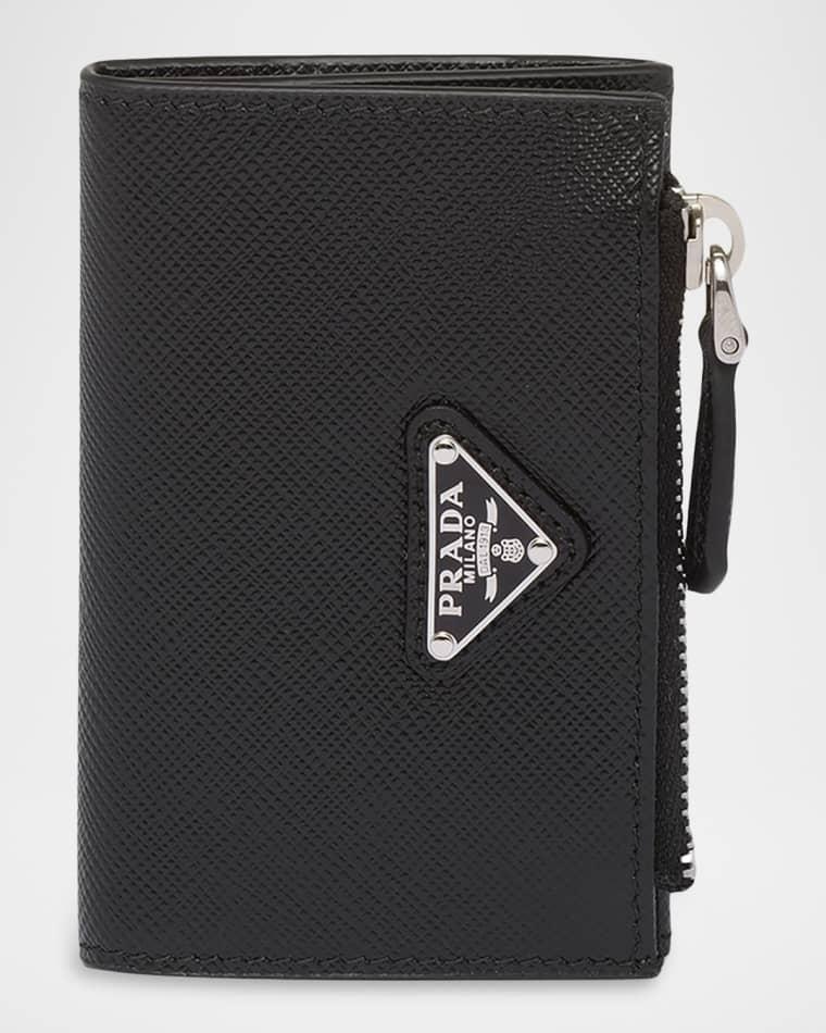 Saffiano Leather Card Holder by PRADA